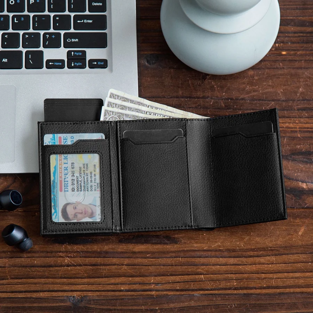 Wallet VC302 Mécanisme Coulissant Magnétique